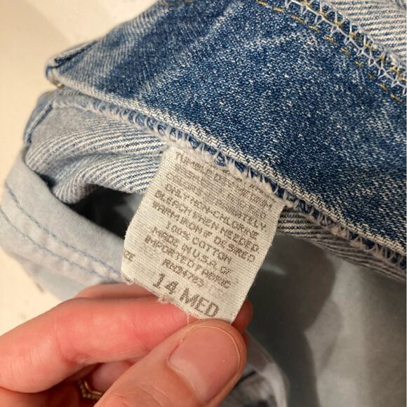 Vintage Lee Mom Distressed Light Wash Jeans - Waist Size 32 - Picture 7 of 7